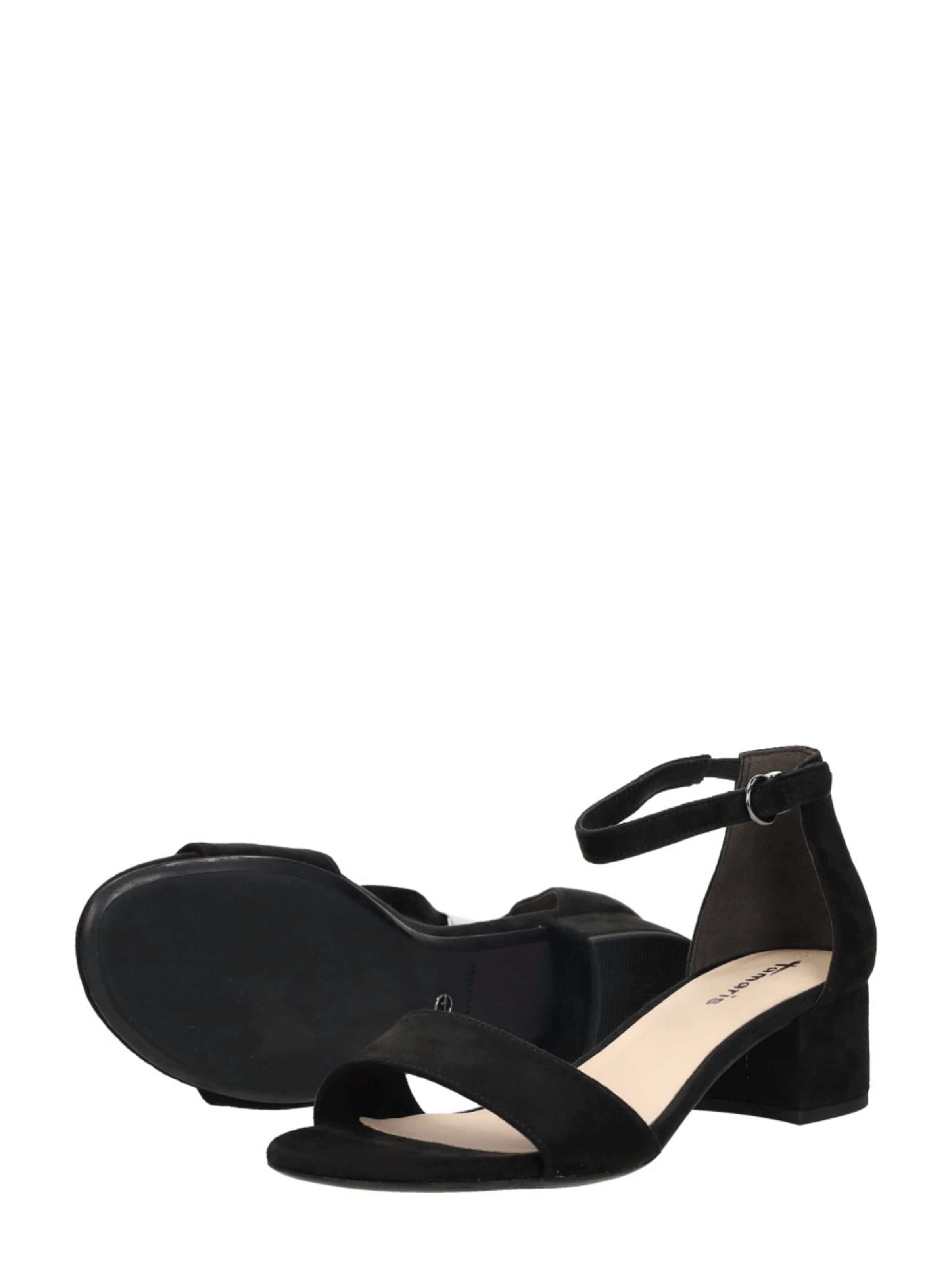Tamaris Sandal 'Sandalen Hak' in Black