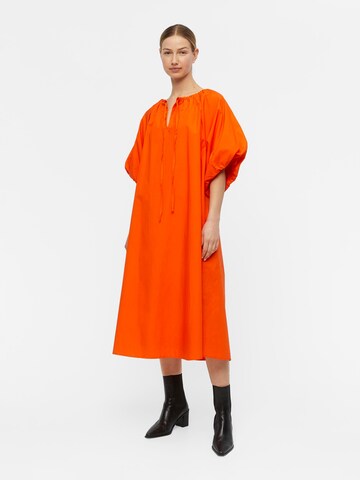OBJECT - Vestido 'CELINNE' em laranja: frente