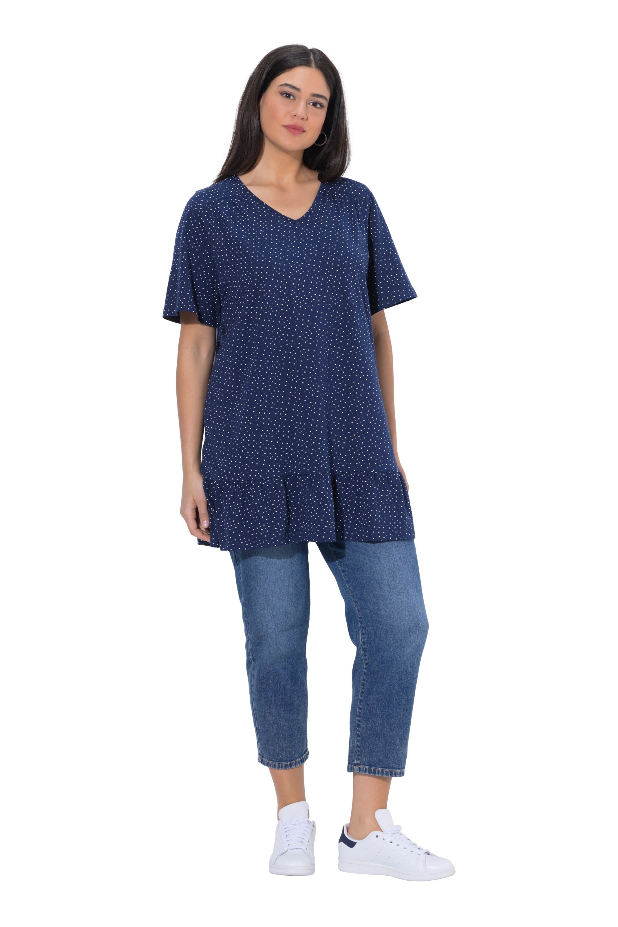 Ulla Popken Shirt in Blau: Vorderseite