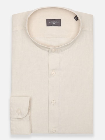 Slim fit Camicia business di 7Camicie in beige
