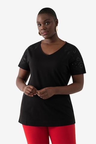 Ulla Popken Shirt in Schwarz: predná strana