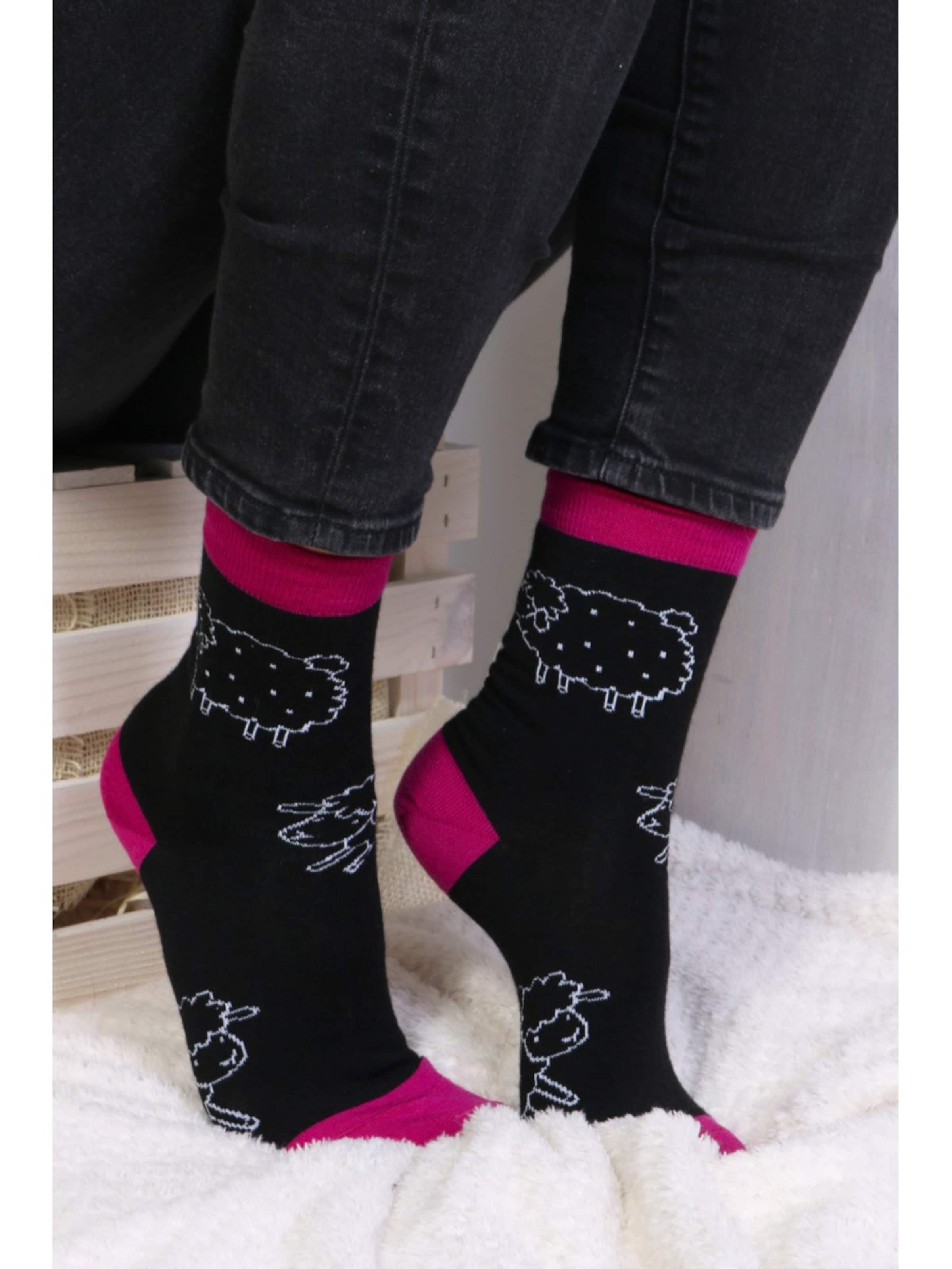 Sokisahtel Sokken 'LAMB merino wool socks' in Zwart: voorkant