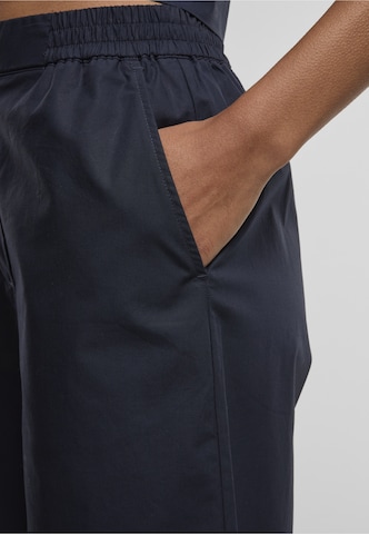 Urban Classics Wide leg Broek in Blauw