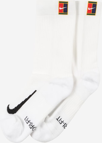 NIKE - Calcetines deportivos en blanco: frente