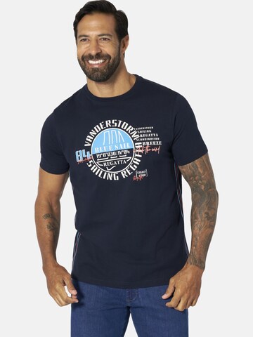 Jan Vanderstorm Shirt 'Ulfert' in Blue: front