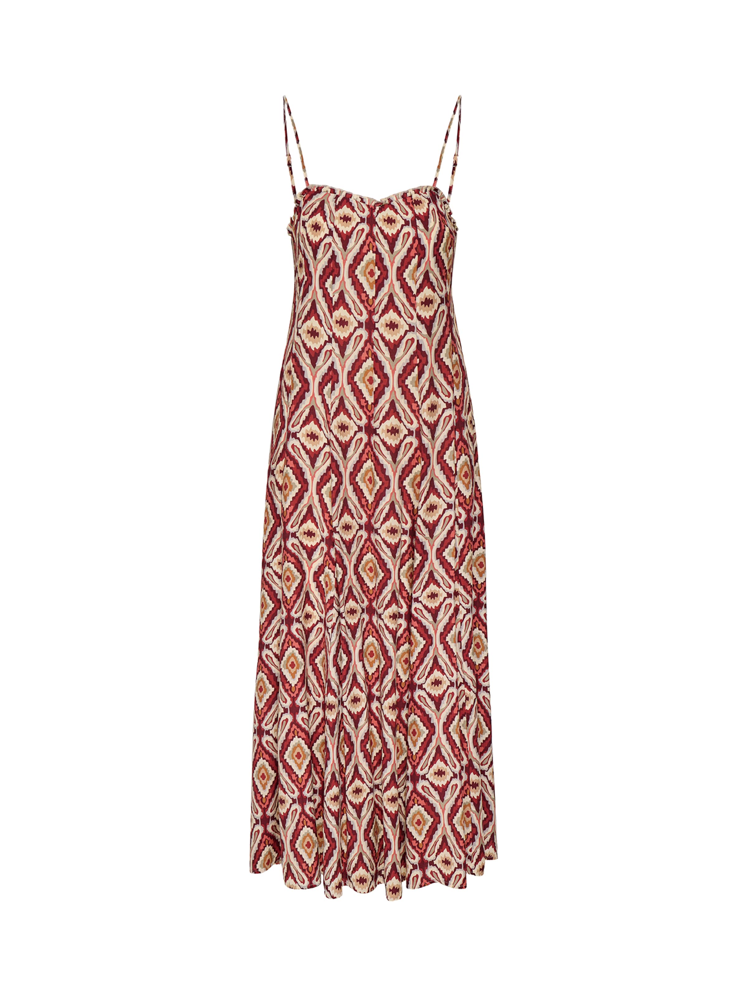 ONLY Dress 'ONLSTACY MIKASI' in 34 in Khaki / Wine red / Dark red / White, Item view