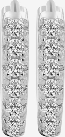 Akzent Earrings '"Mila" aus 925 Sterlingsilber, rhodiniert, langlebig' in Silver: front