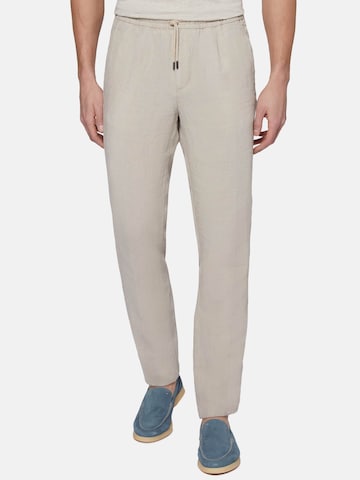 regular Pantaloni di Boggi Milano in beige: frontale