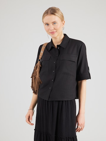 VERO MODA Μπλούζα 'AWRYDER FABIANA' σε μαύρο: μπροστά