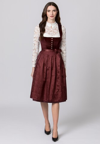 STOCKERPOINT Dirndl 'Viktoria' in Rood: voorkant