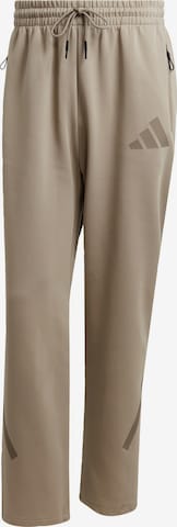 ADIDAS SPORTSWEAR Спортен панталон 'Z.N.E.' в бежово: отпред