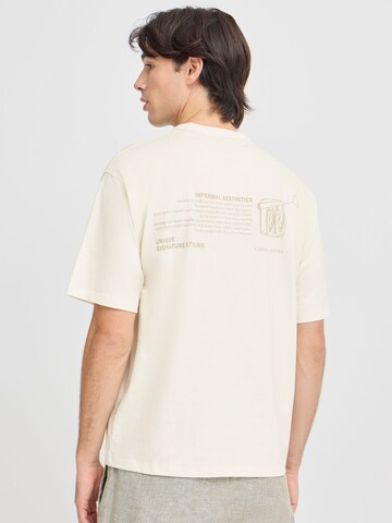Casual Friday Shirt ' CFARCHER print ' in White