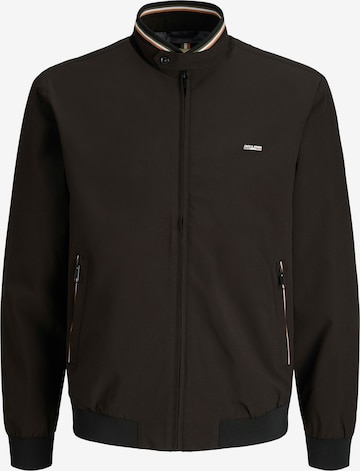 JACK & JONES Преходно яке 'JPRBLUBRAD' в черно: отпред