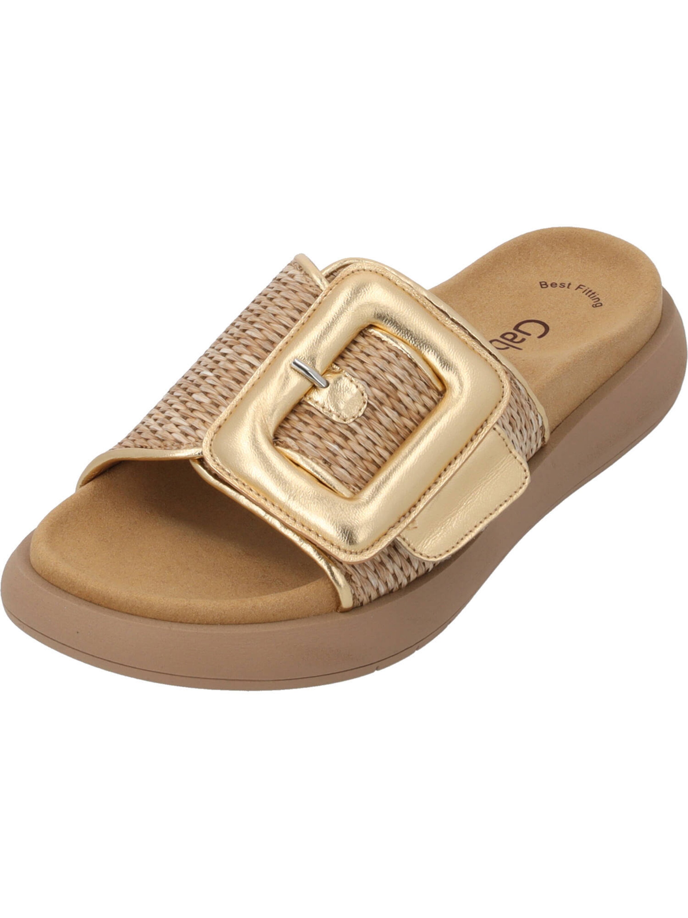 GABOR Mules '44.620' in Gold: front