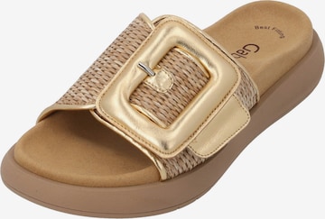 GABOR Mules '44.620' in Gold: front
