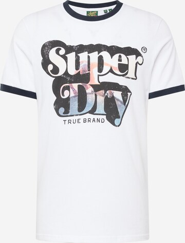 Superdry - Camisa em branco: frente