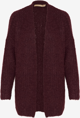 Cardigan 'Brava' CULTURE en rouge : devant