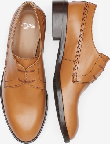 Chaussure à lacets 'Claire' LOTTUSSE en marron