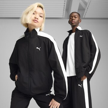 PUMA Trainingsjacke 'T7' in Schwarz