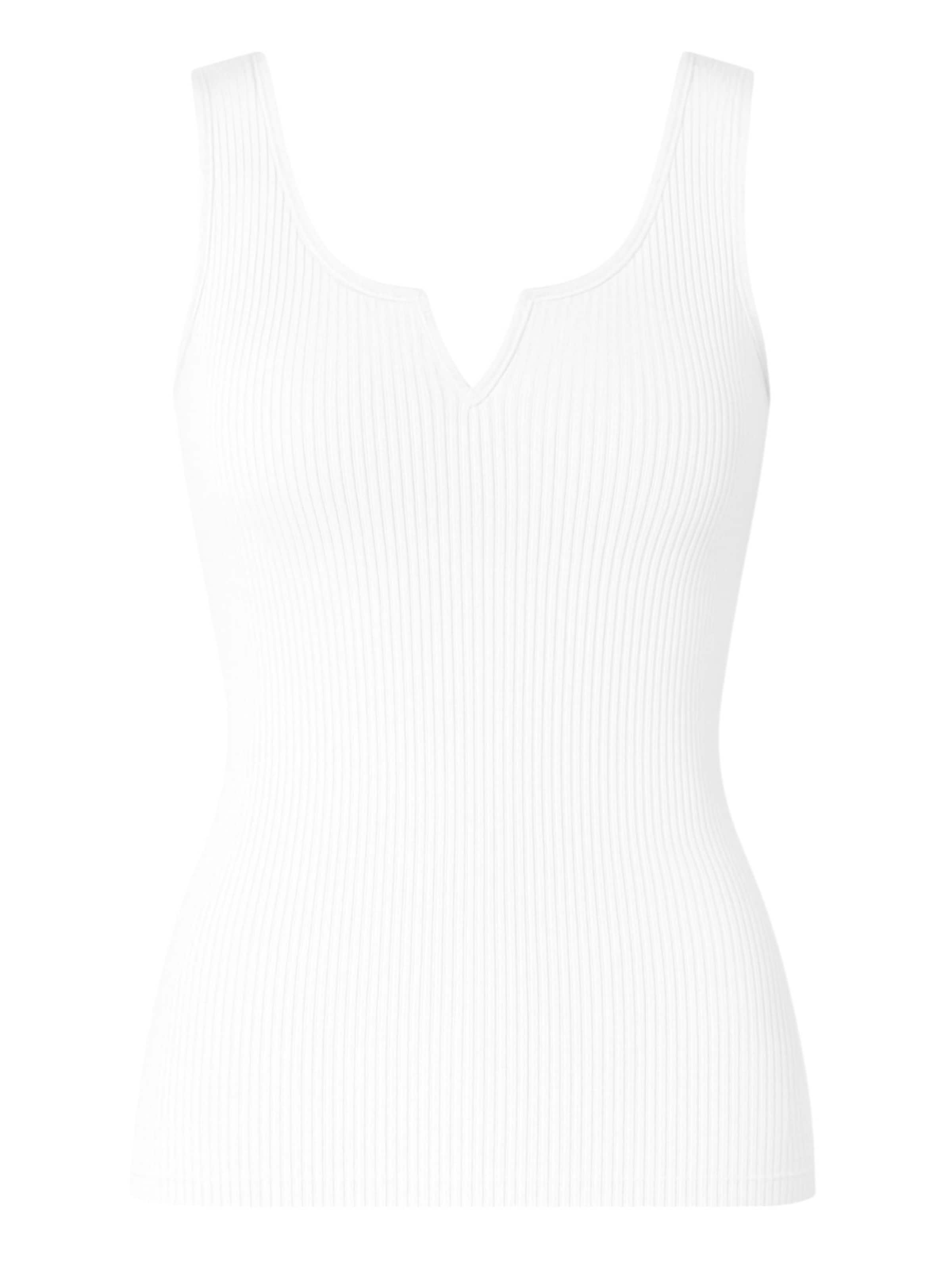 fashionshowcase Overdel 'VIVA RIB' i hvid: forside