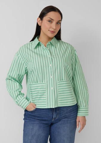 Chemisier s.Oliver en vert : devant