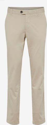 Bertoni Tapered Chino Pants 'Bloch' in Beige: front