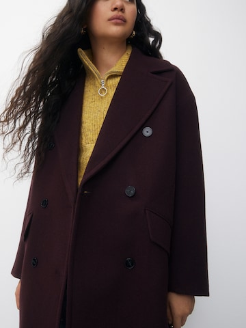 Pull&Bear Between-Seasons Coat in Red