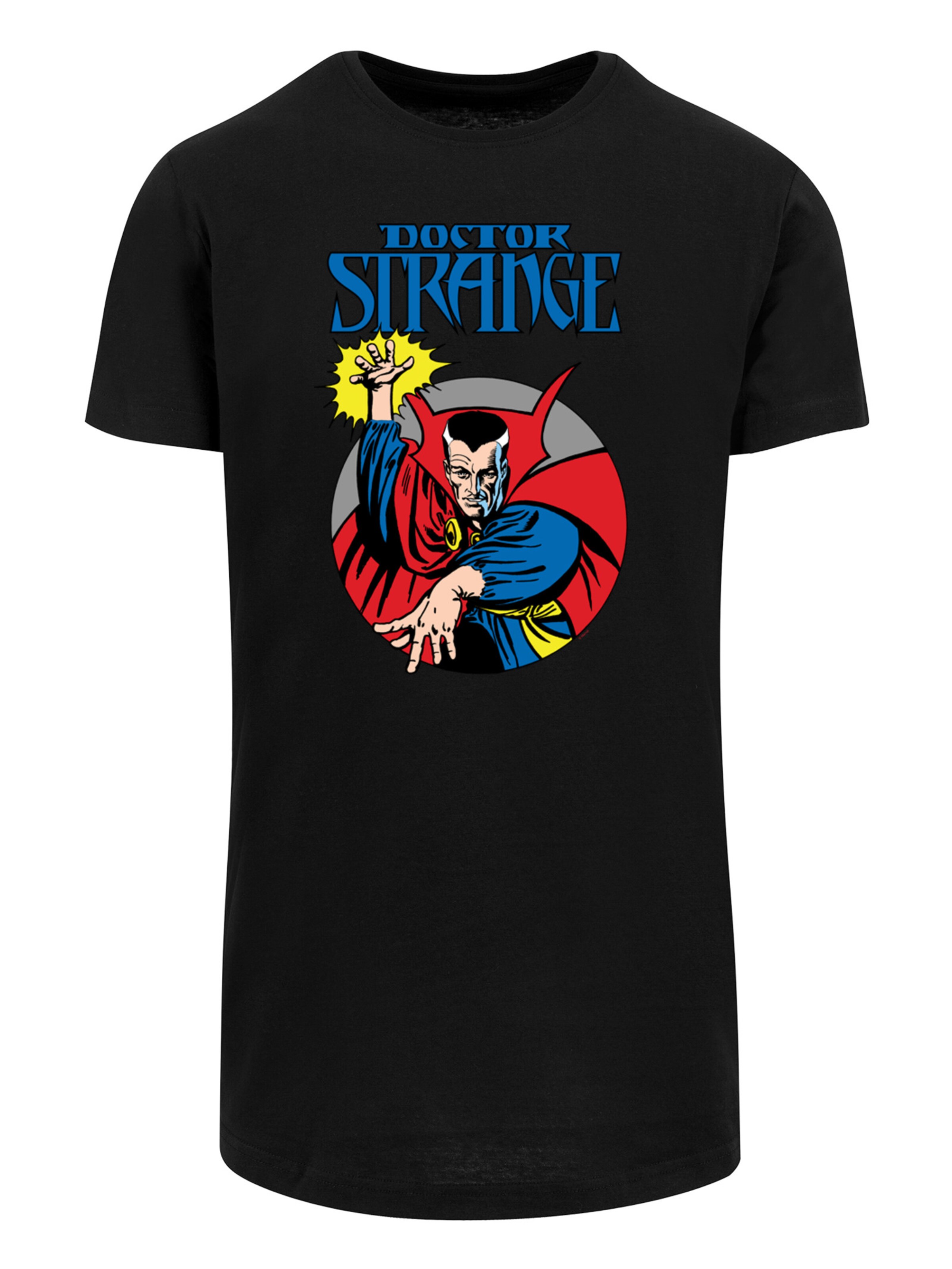 T-Shirt 'Marvel Boys Doctor Strange Circle' F4NT4STIC en noir : devant
