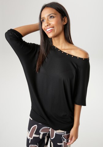 Aniston SELECTED Shirt in Black: front