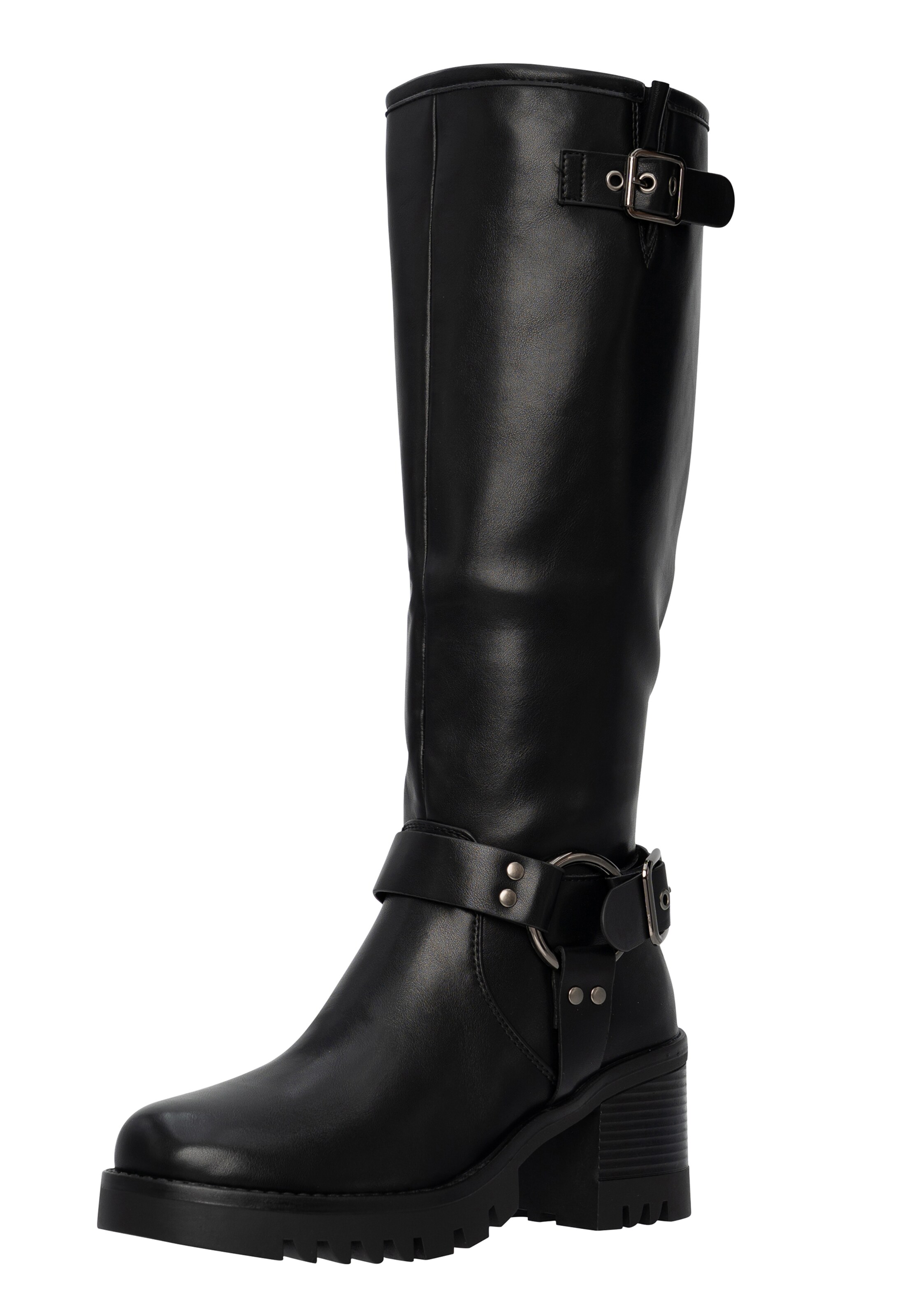 Bottes Salinyang en noir : devant