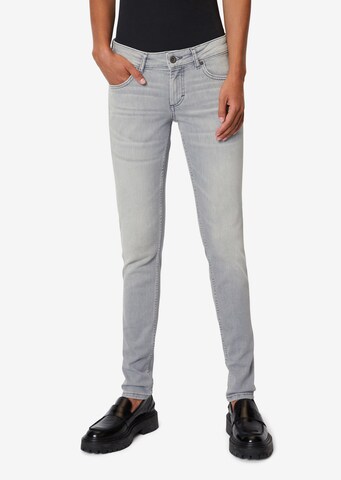 Marc O'Polo Skinny Jeans 'Skara' in Grey: front