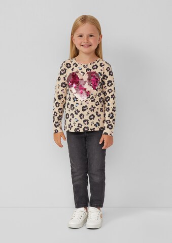 T-Shirt s.Oliver en beige : devant