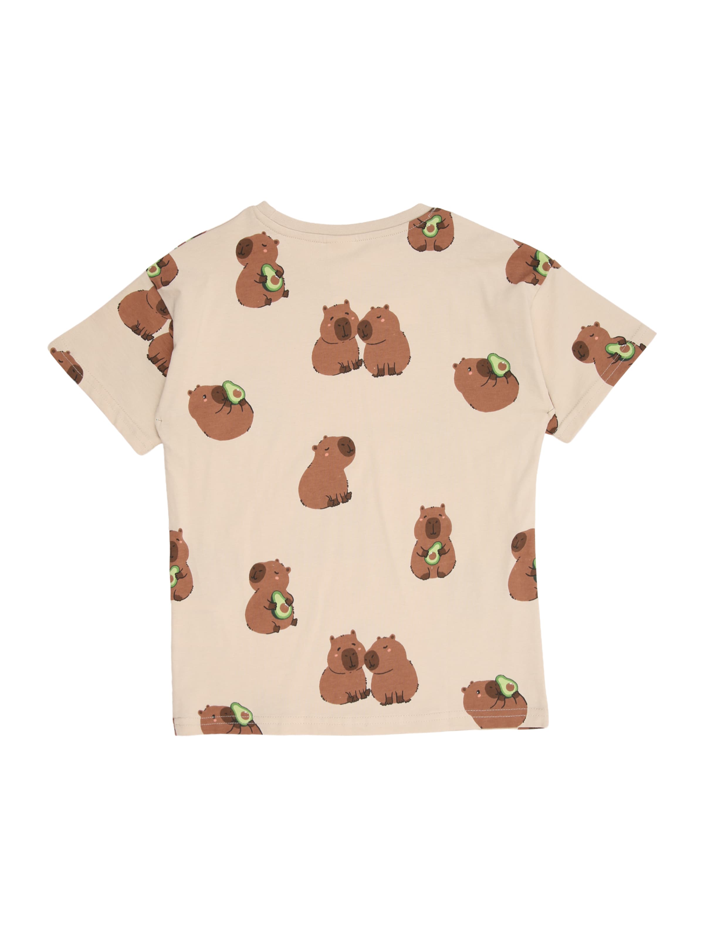 Lindex - Camiseta 'Capybara' en beige