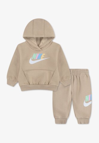 Nike Sportswear Joggingdragt 'CLUB' i beige: forside