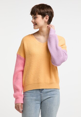 Pull-over 'Nolie' MYMO en orange : devant