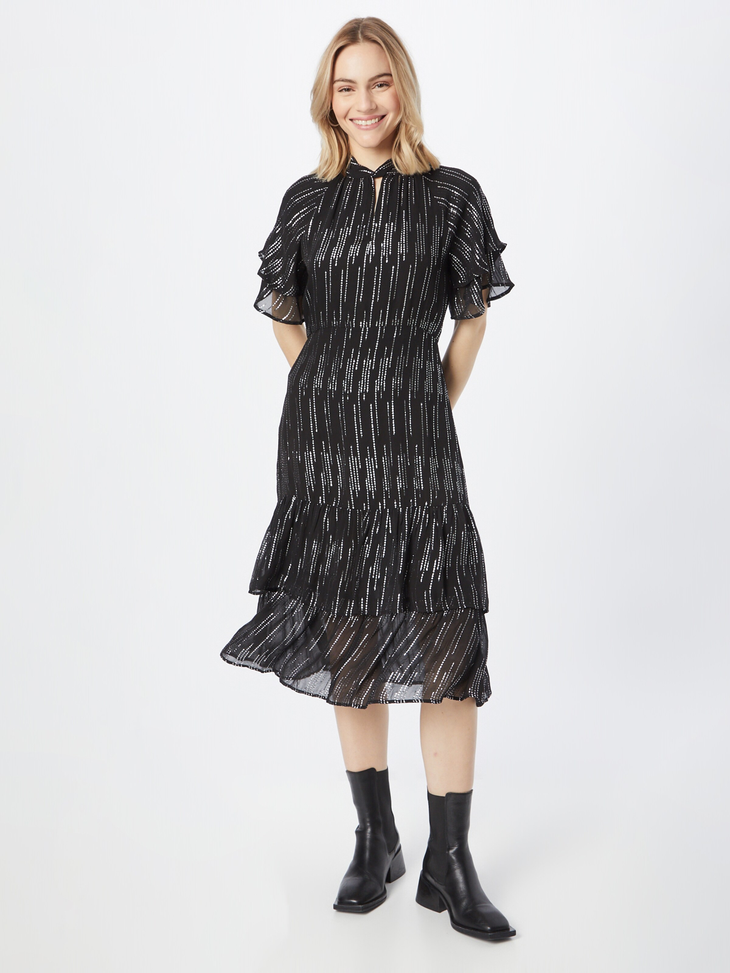 Wallis black and white dress sale
