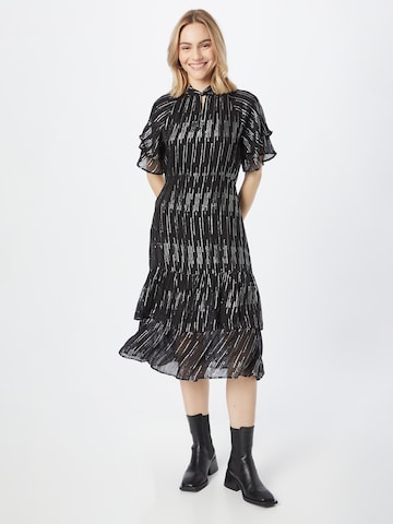 Robe Wallis en noir : devant