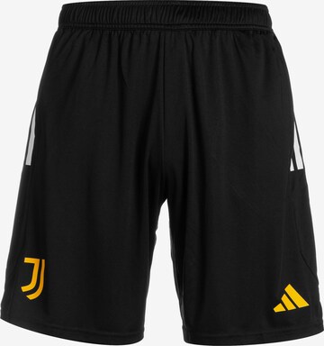 ADIDAS PERFORMANCE Regular Workout Pants 'Juventus Turin' in Black: front