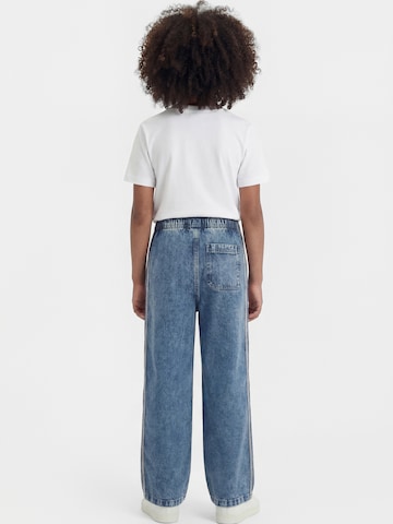 ADIDAS ORIGINALS Loosefit Jeans 'Firebird' in Blau