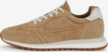 Sneaker bassa di Boggi Milano in beige: frontale