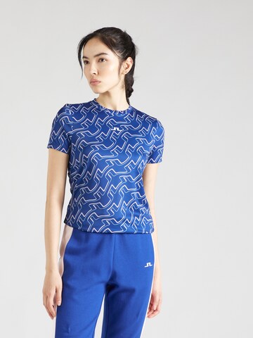 J.Lindeberg Performance Shirt 'Ada' in Blue: front