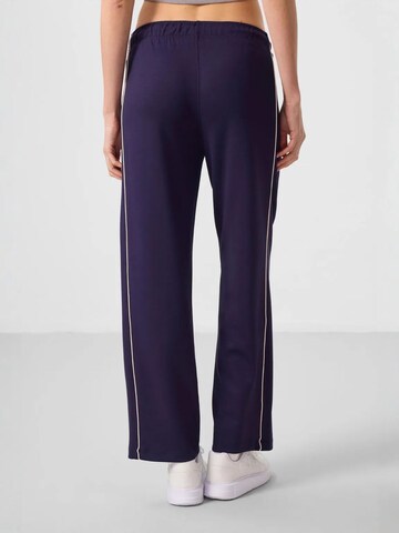 Wide Leg Pantalon Tommy Life en violet