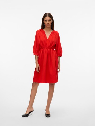 VERO MODA Kleit 'VMBEVERLY', värv punane