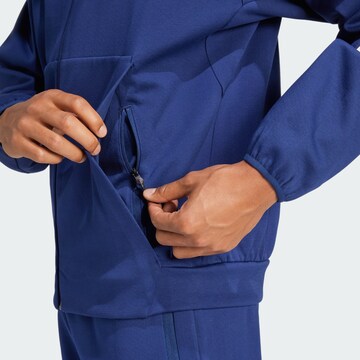 ADIDAS PERFORMANCE - Sudadera con cremallera deportiva 'France Travel Z.N.E.' en azul