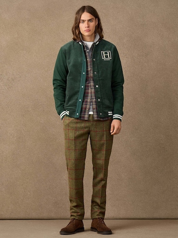 Giacca di felpa 'Heritage H Varsity' di Hackett London in verde