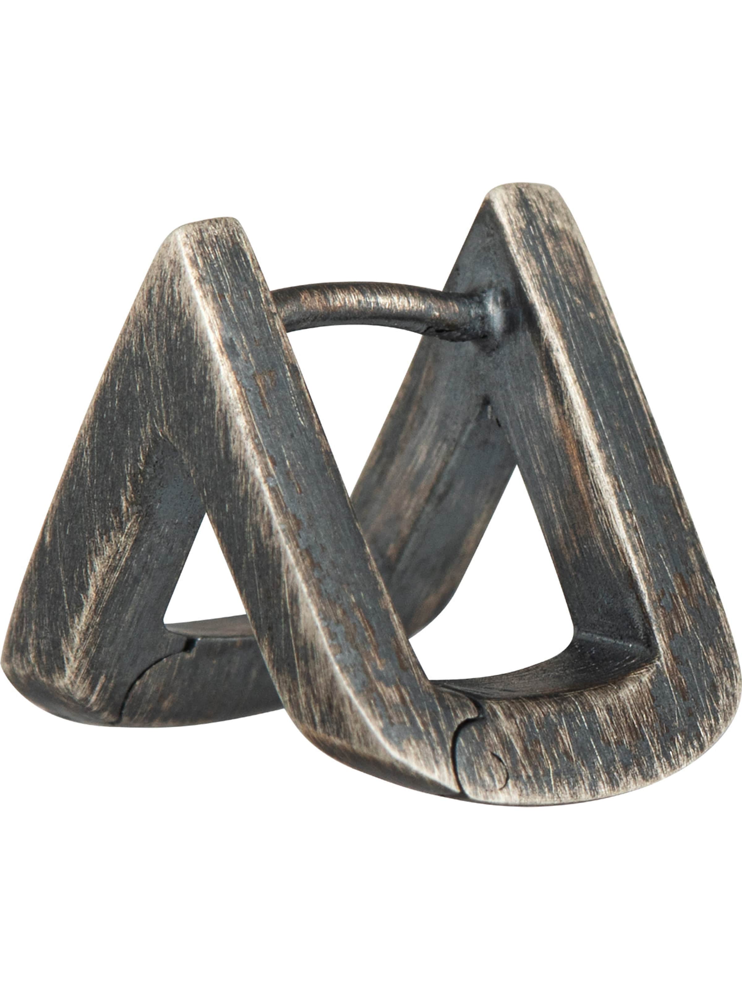 caï Ohrschmuck in Grau: Vorderseite