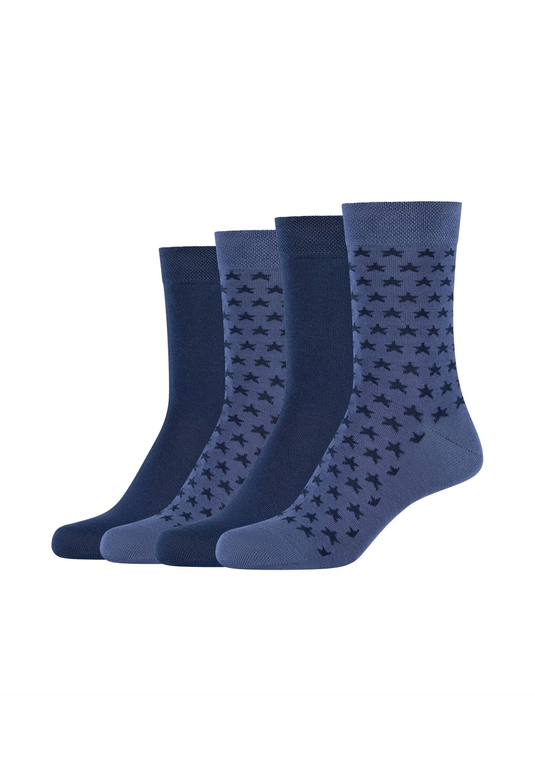 camano Socken in Blau: Vorderseite