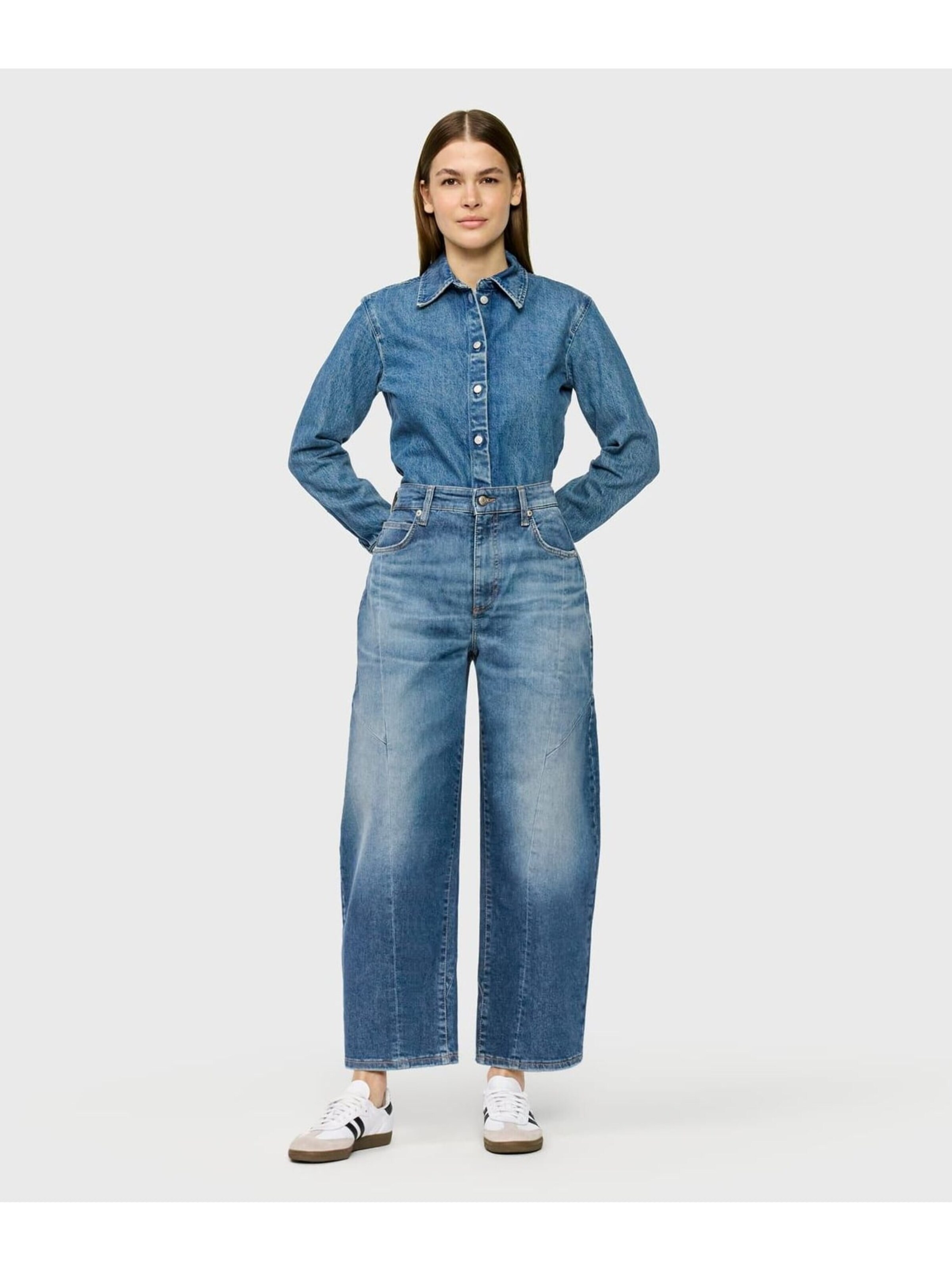 MAC Baggy Jeans in Blauw