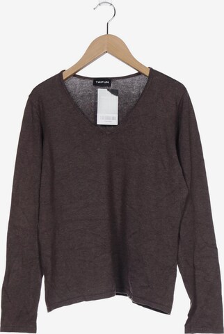 TAIFUN Sweater & Cardigan in L in Brown: front