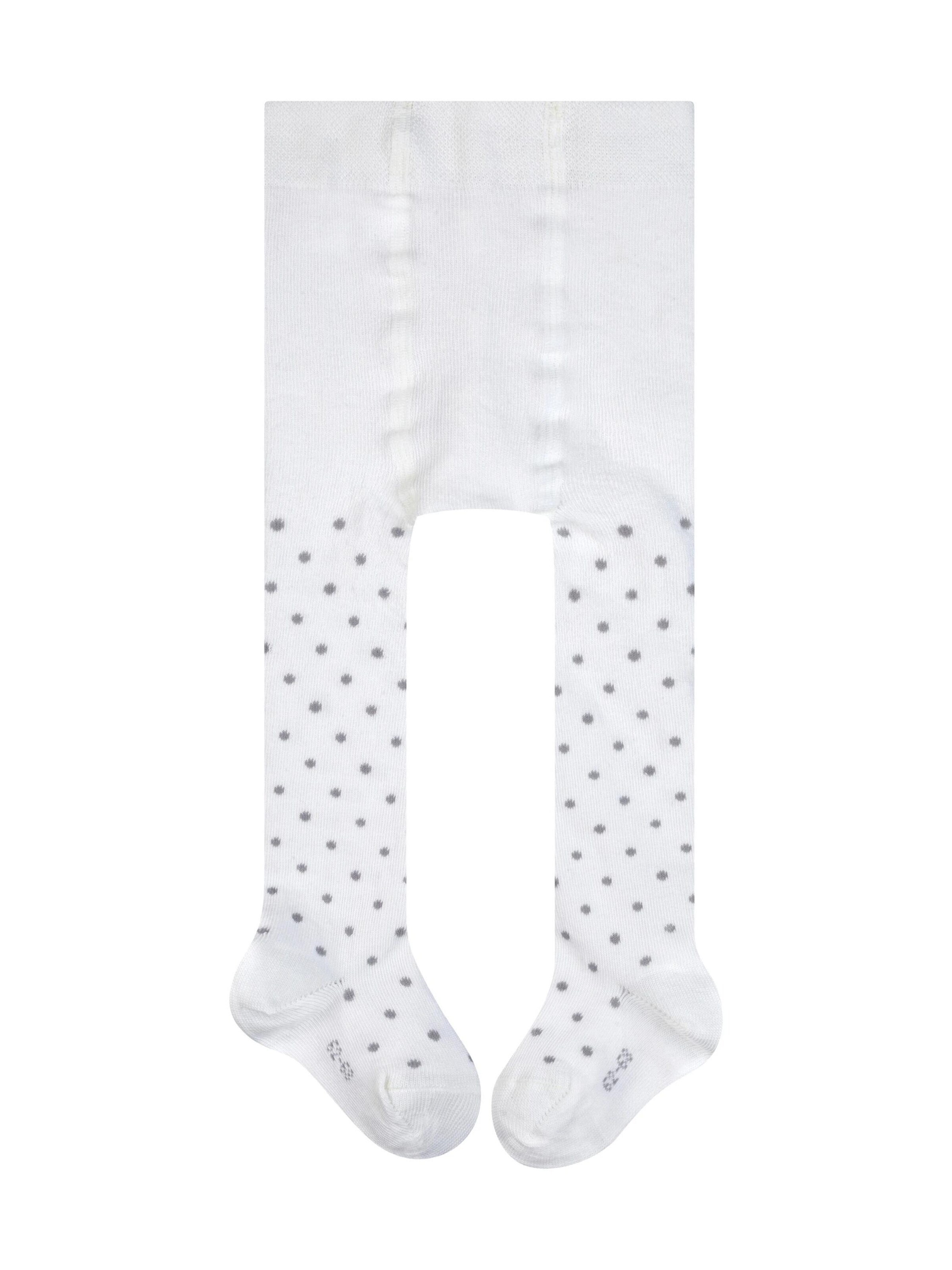 FALKE Tights 'Little Dot' in White